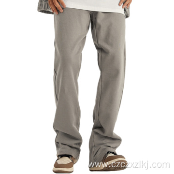 Women's american style solid color flared sweatpants